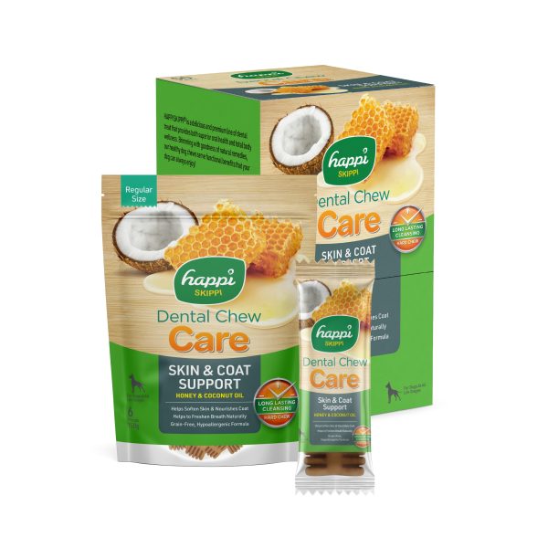 Happi Skippi - dental chew (care series) skin & coat support