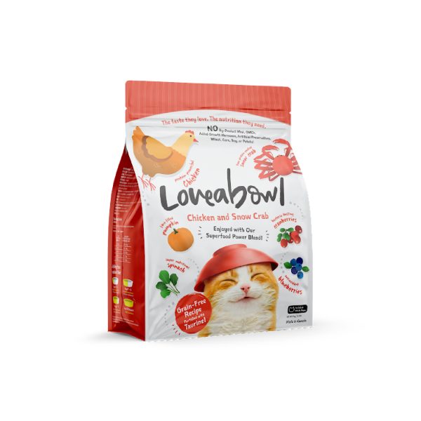 Loveabowl - Cat Kibbles (Chicken and Snow Crab)