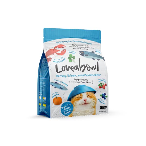 Loveabowl - Cat Kibbles (Herring, Salmon and Atlantic Lobster)